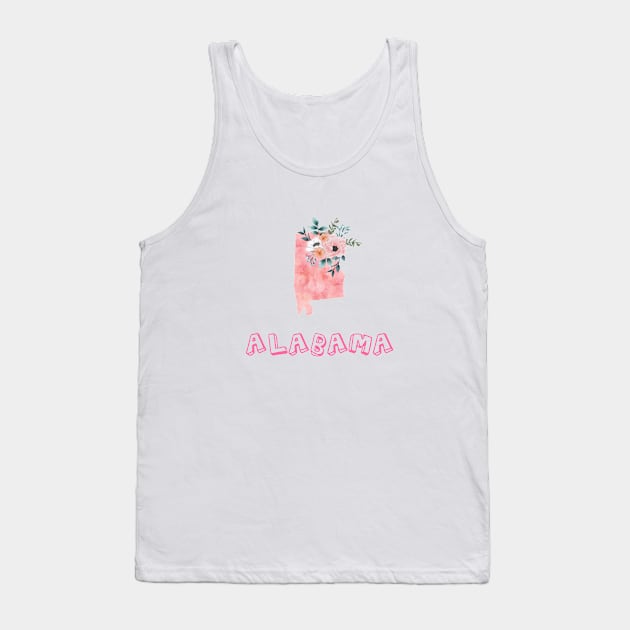 Alabama 50 States Tank Top by swagmaven